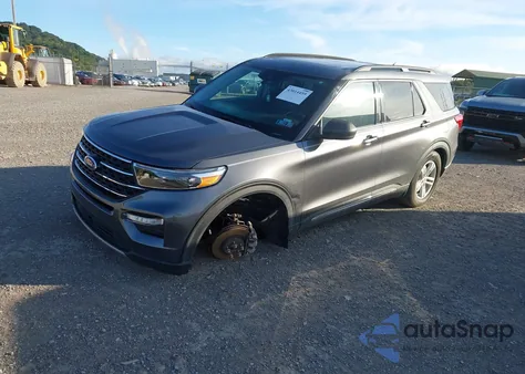 2021 Ford Explorer Xlt z USA, uszkodzony, nr VIN 1FMSK8DHXMGA38622